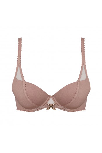 Andres Sarda Switzer 3311116-VIR, Σουτιέν Push Up με μπανέλα και διαφάνεια, ΣΑΠΙΟ ΜΗΛΟ